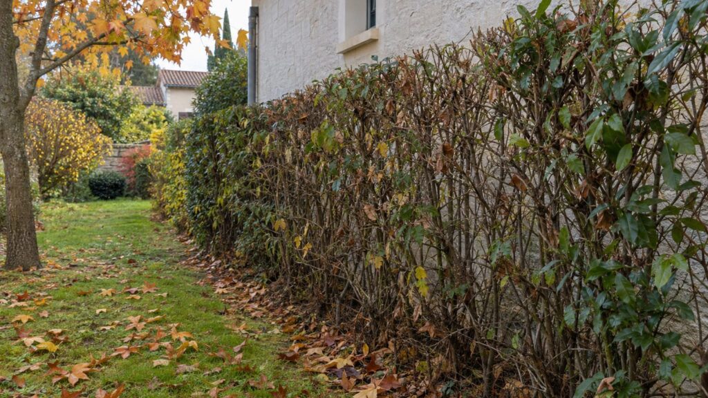 Pourquoi l'exposition nord tue vos haies ordinaires