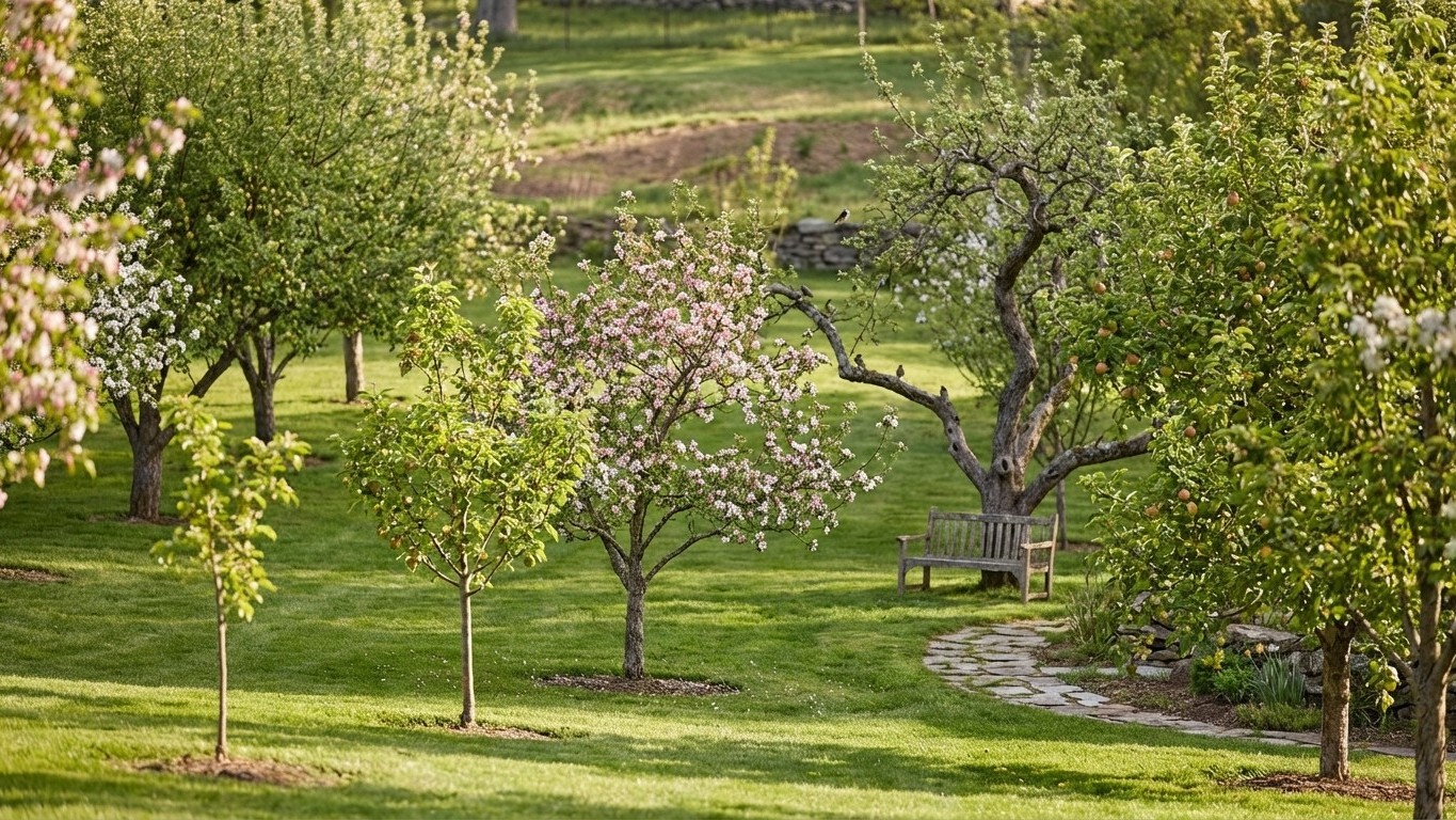 Aménager un verger dans son jardin paysager : idées et plans