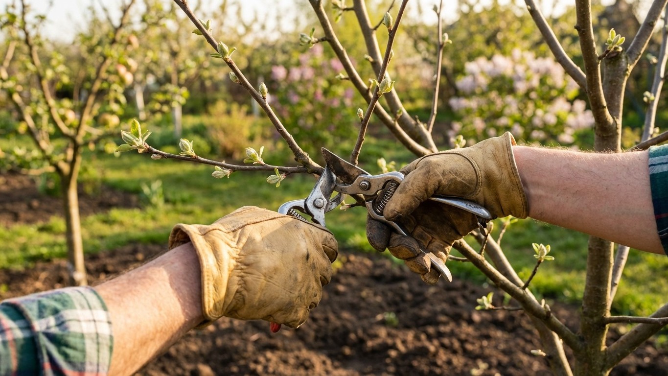 Entretien des arbres fruitiers au jardin : guide saison par saison