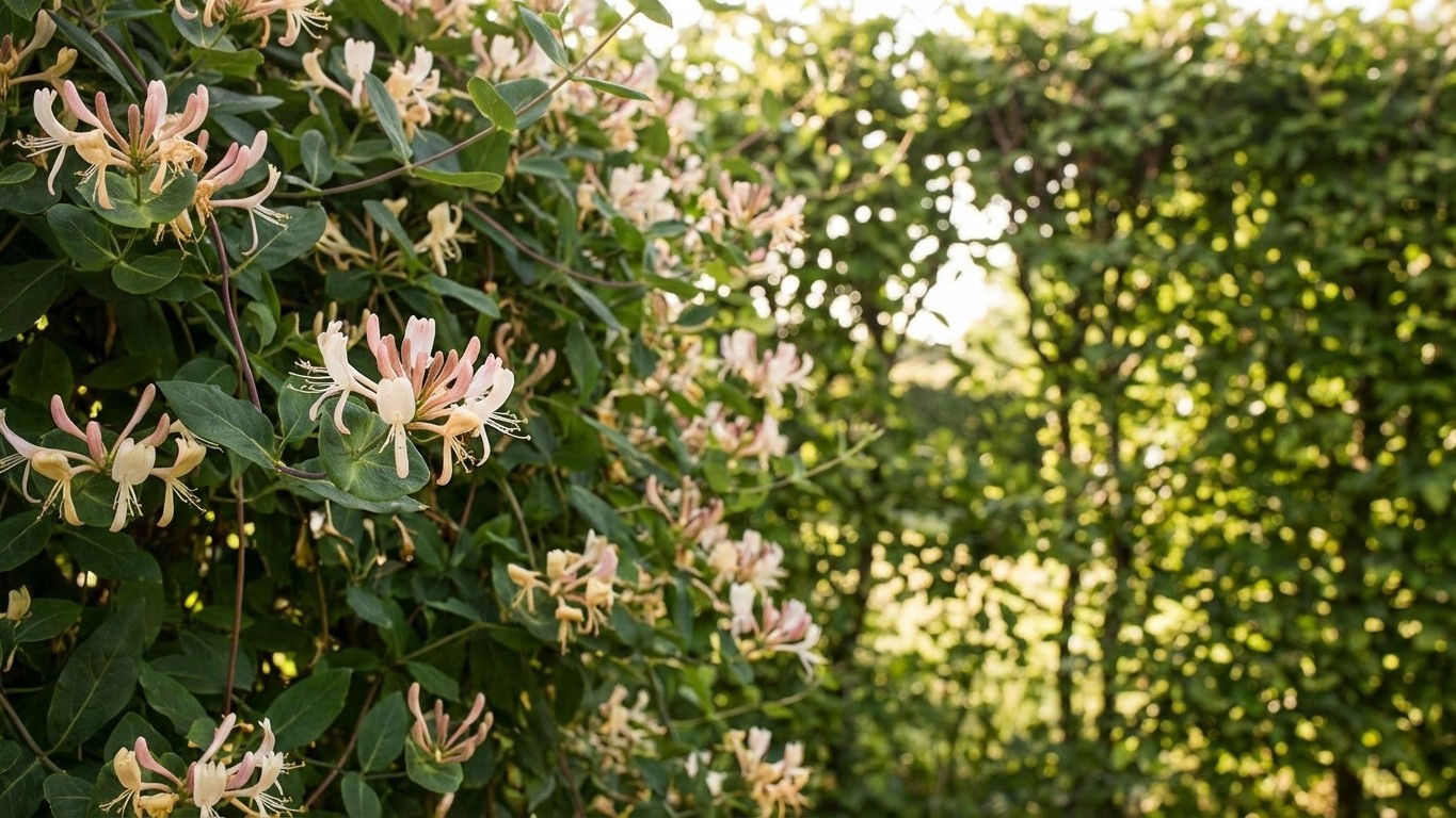 Ma haie était clairsemée jusqu'au jour où j'ai laissé cette plante grimper dessus