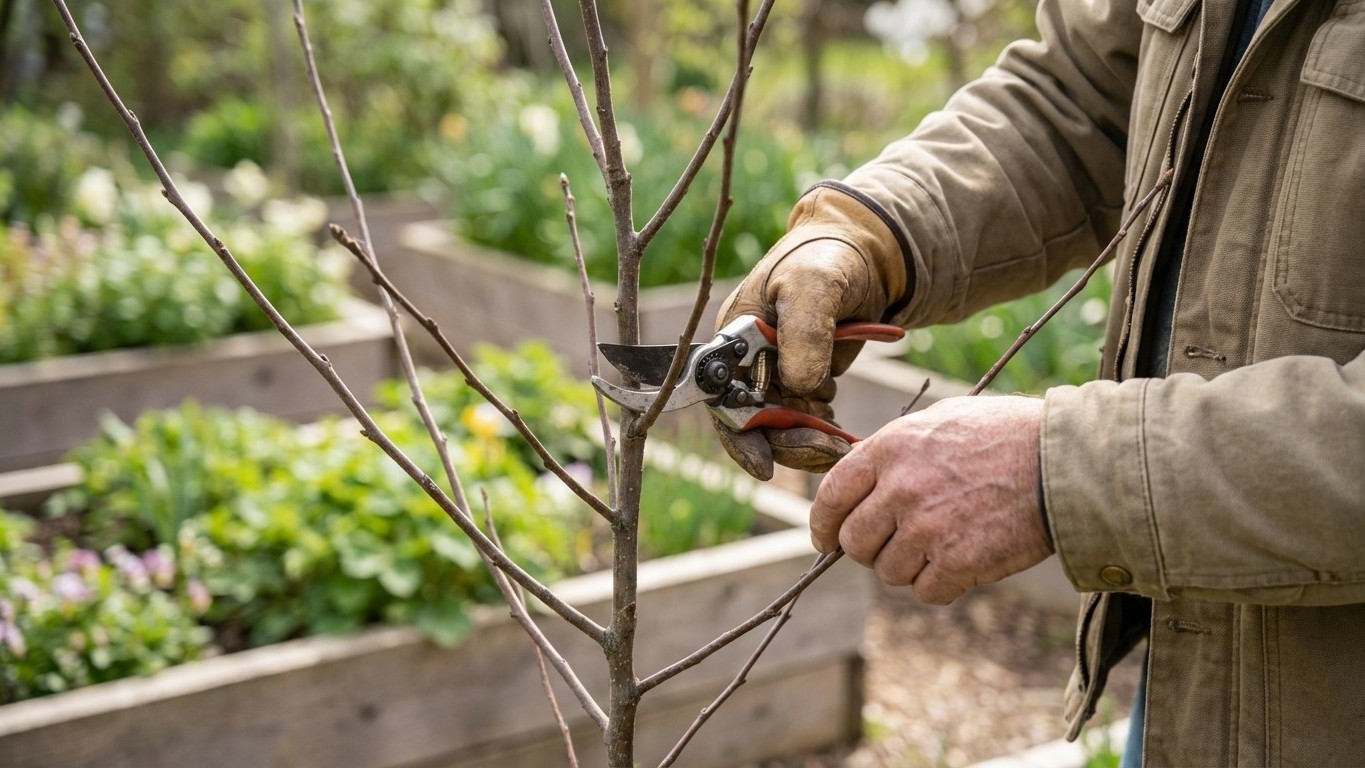 Taille de formation du jeune arbre fruitier : les premières années
