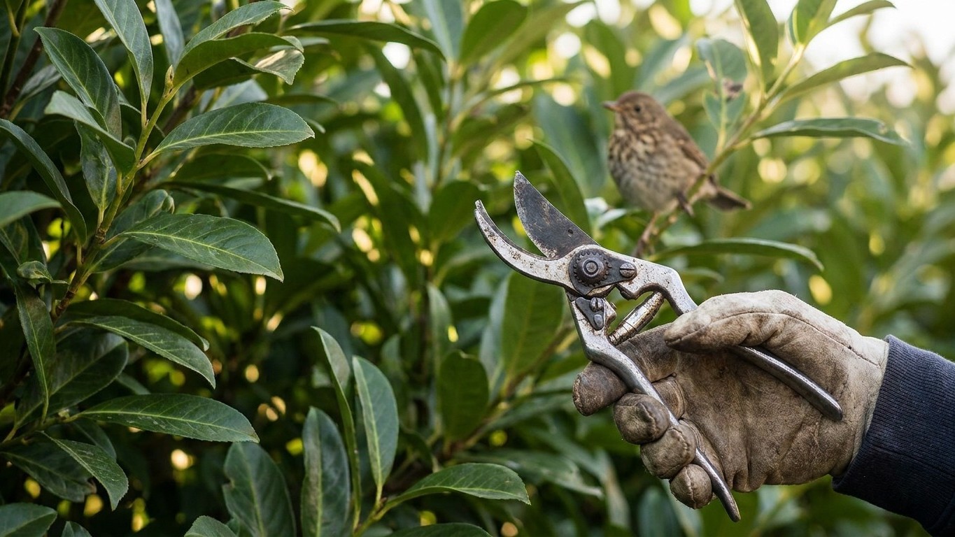 Ce voisin a taillé sa haie de laurier-cerise un samedi d'avril : l'amende qu'il risque dépasse le prix d'une voiture neuve