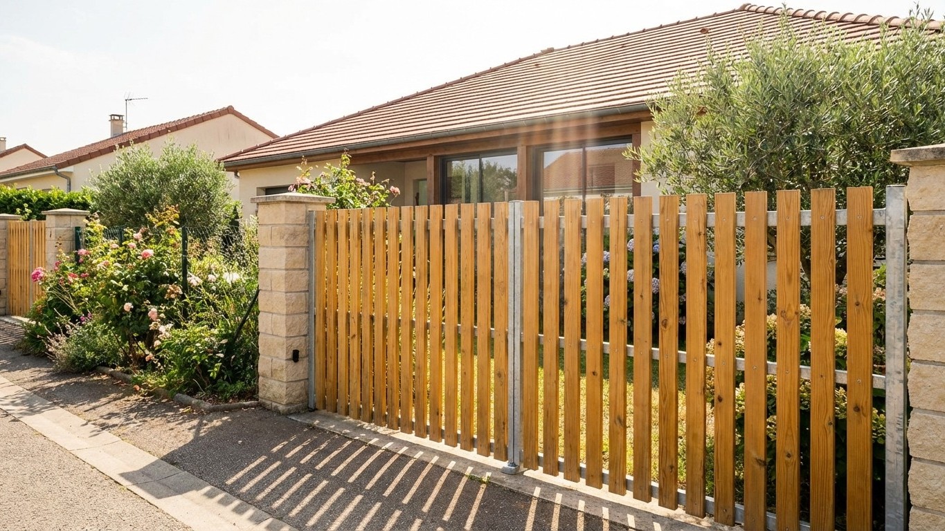 Depuis qu'ils ont arraché leurs thuyas, tous les voisins de cette rue posent la même clôture que personne ne connaissait