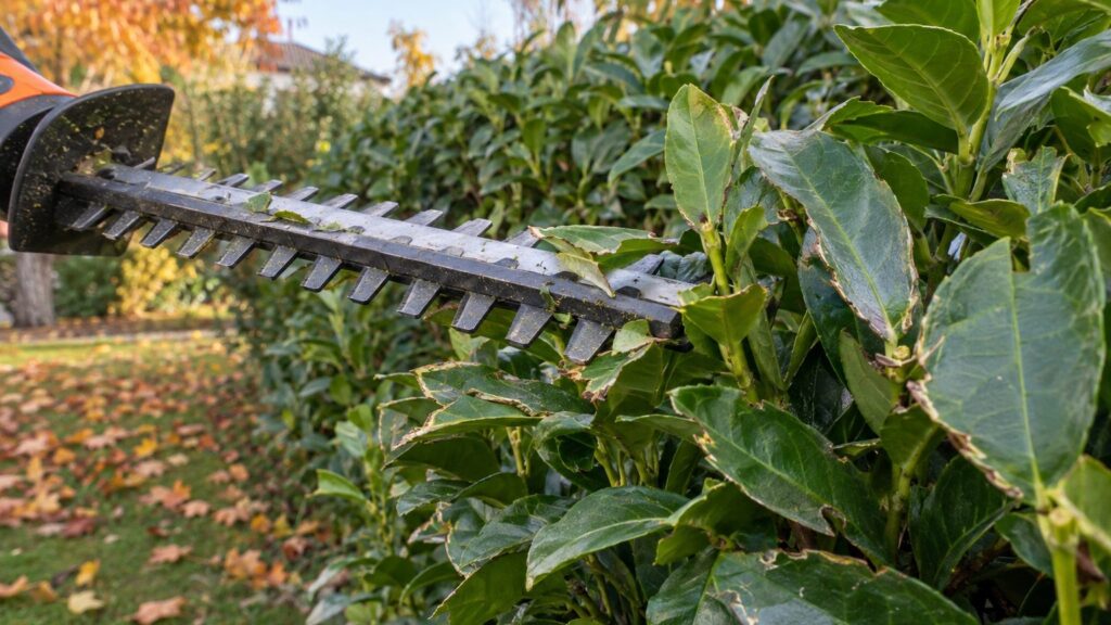 Ce que fait concrètement le taille-haie à vos feuilles de laurier