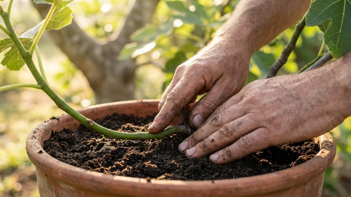 « Enterre le pot et reviens en septembre » : ce vieux jardinier m'a montré comment multiplier un figuier sans rien acheter