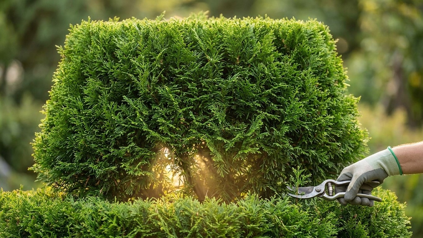 Je taillais ma haie comme tout le monde : en deux saisons, le bas était complètement nu