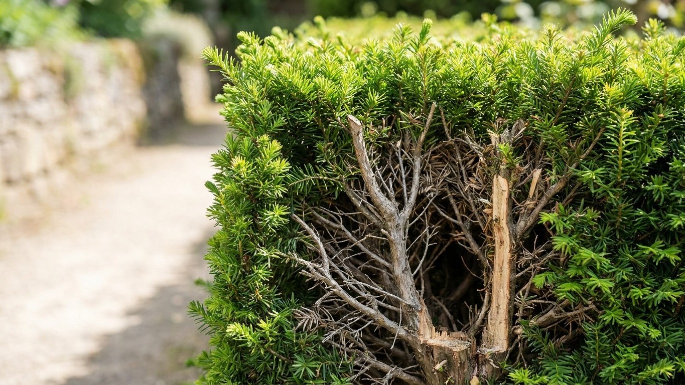 Je taillais ma haie le plus serré possible pour couper le vent : un paysagiste m'a montré ce qui se passe juste derrière