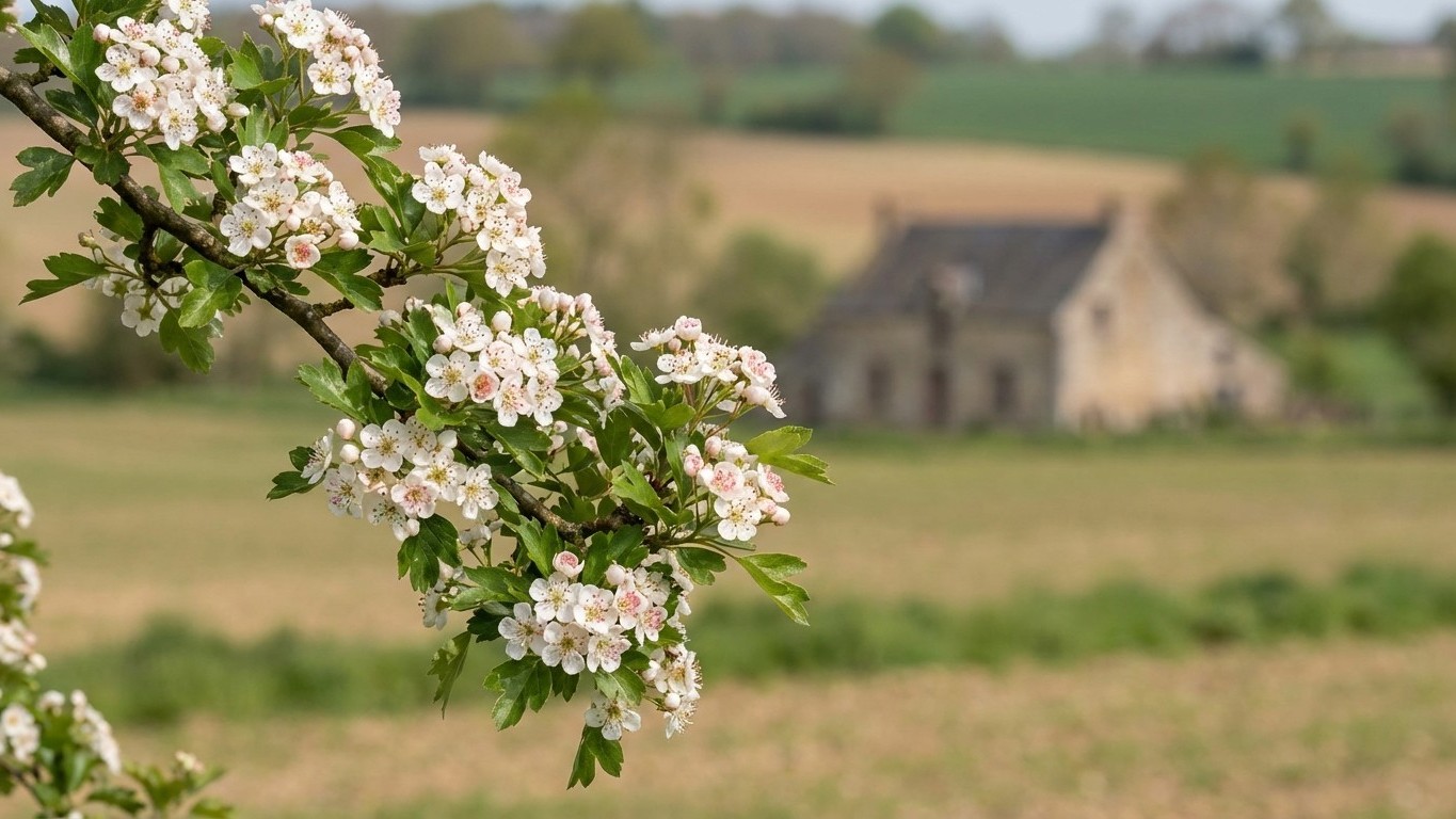 Les anciens ne plantaient rien au potager tant que cette fleur n'était pas apparue dans la haie