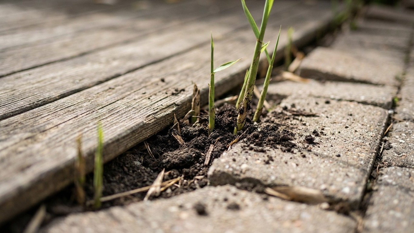 Si votre voisin a planté des bambous sans cette barrière, ce qui pousse déjà sous votre terrasse va vous glacer
