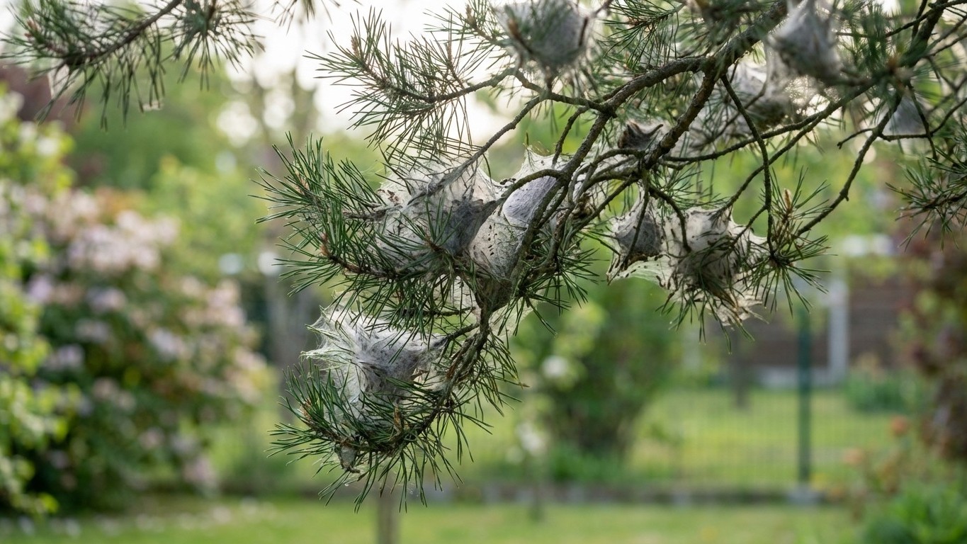 Si vous avez planté une haie avec cinq essences différentes, une seule est en train d'attirer toutes les chenilles process...