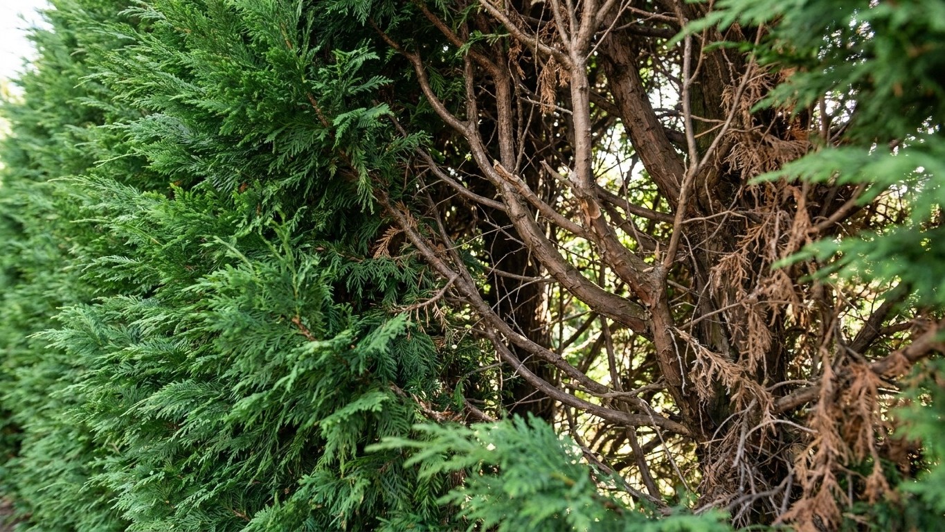 Si vous n'avez jamais taillé les côtés de votre haie de Leyland, il est déjà trop tard pour la sauver