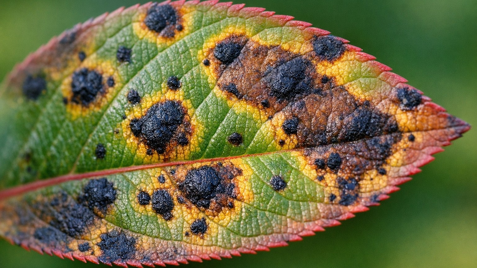 J'arrosais ma haie de photinias tous les soirs au jet en pluie : au bout de dix jours, chaque feuille portait des taches n...
