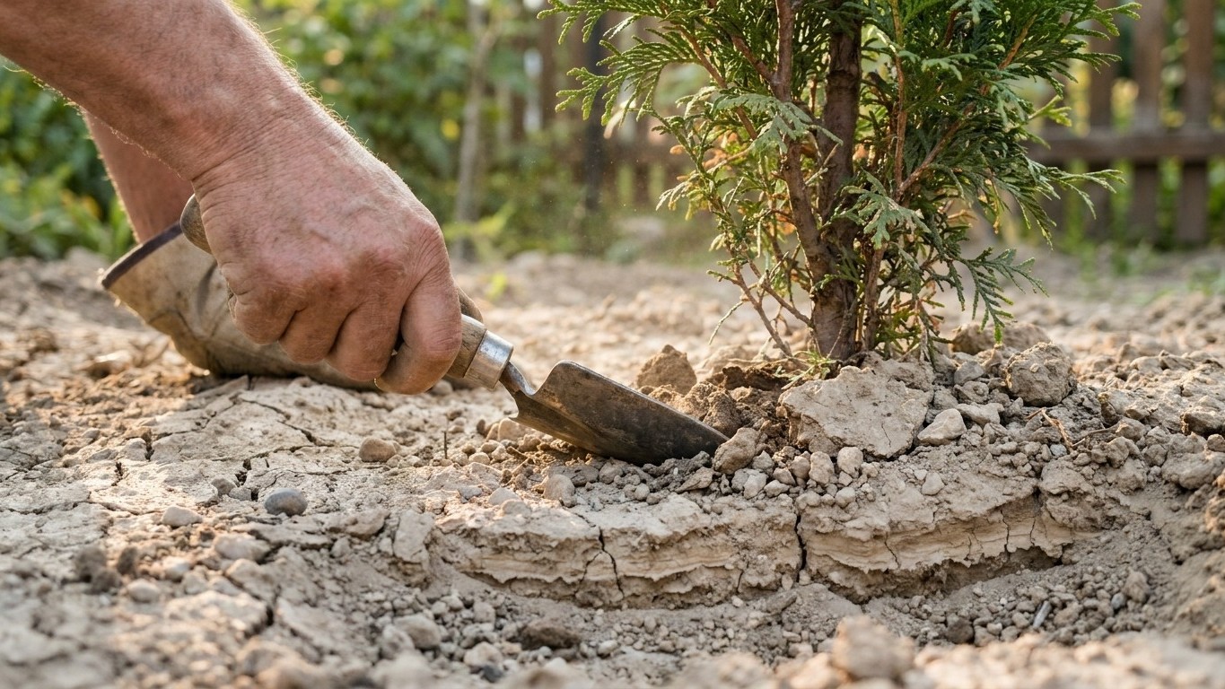 J'arrosais ma haie de thuyas au goutte-à-goutte depuis deux ans : en creusant au pied cet été, j'ai compris pourquoi elle ...