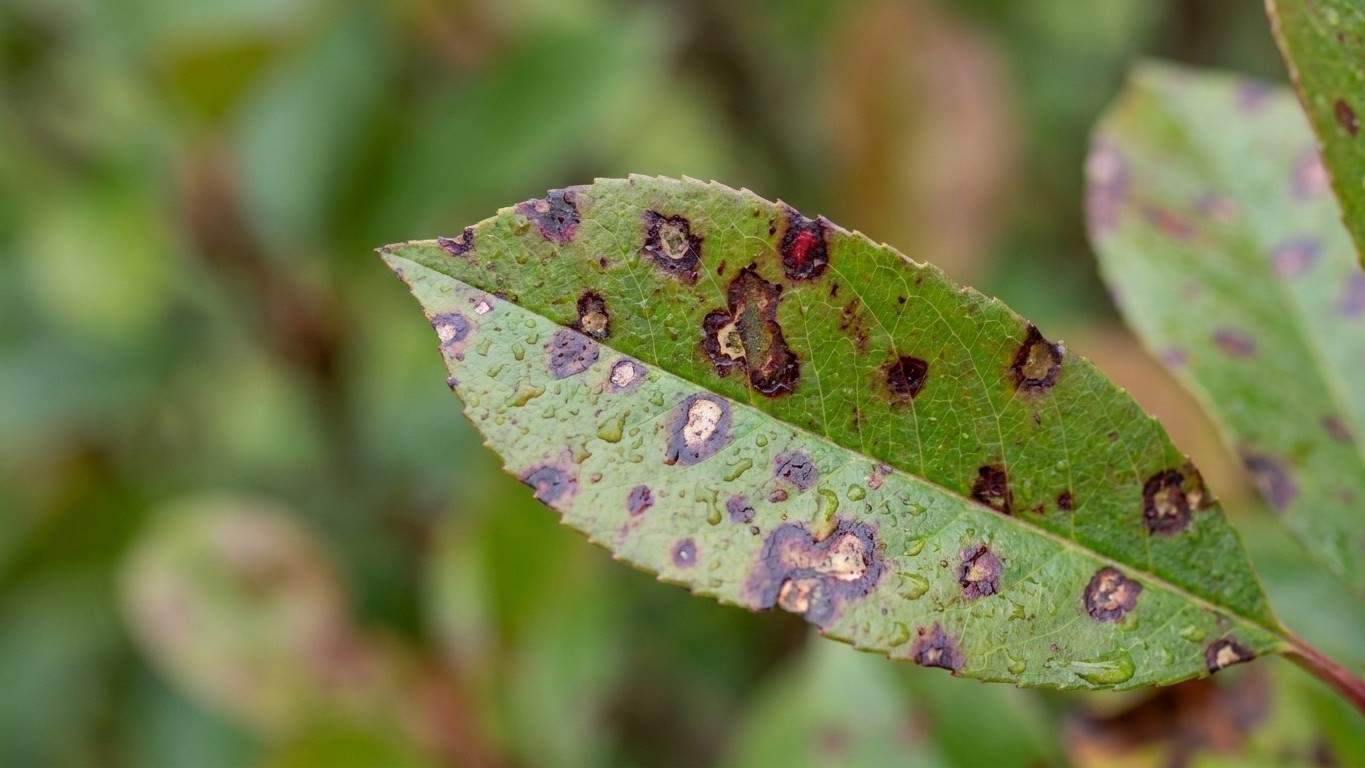 Je taillais mon photinia au taille-haie thermique en mai : quand j'ai vu les taches sur les feuilles 15 jours après, j'ai ...