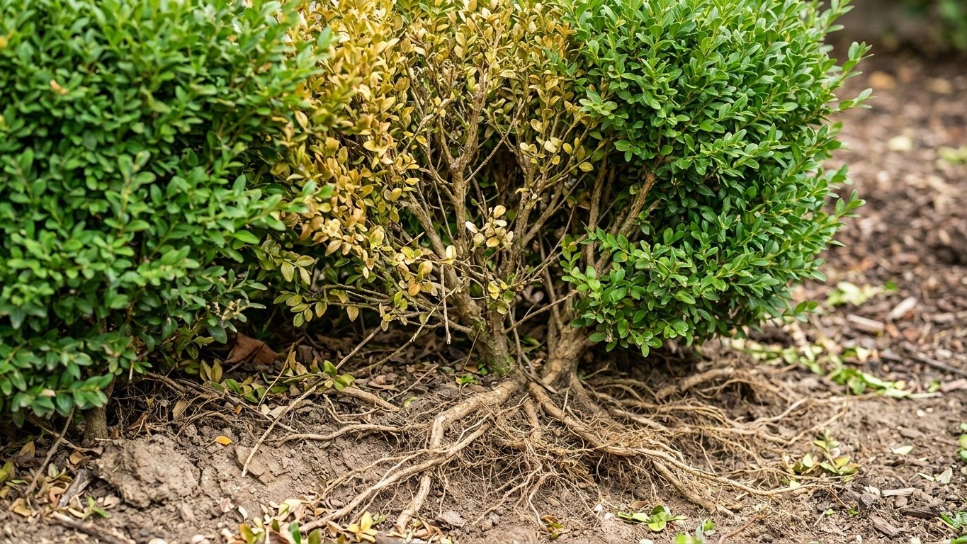 J'espaçais mes arbustes de haie de 20 cm pour la densifier vite : le jour où le centre s'est dégarni, j'ai compris ce qui ...