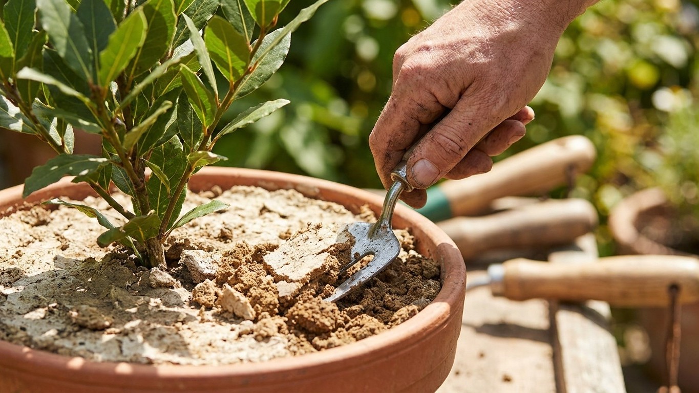 Je plantais mes arbustes de haie en plein été sans rien faire de spécial : le jour où j'ai gratté le sol au pied de mes la...