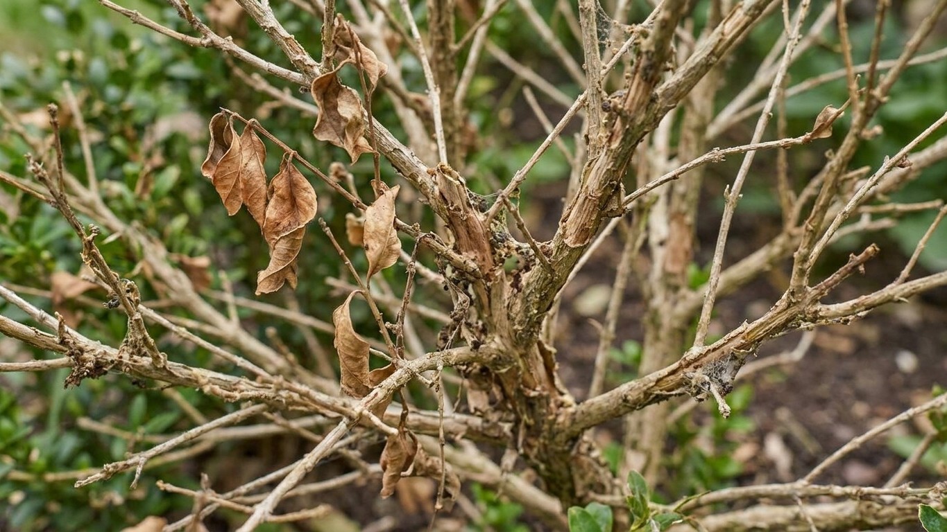 J'ai vu quelques papillons blancs voleter autour de mes buis en juillet : quand j'ai écarté les branches dix jours plus ta...