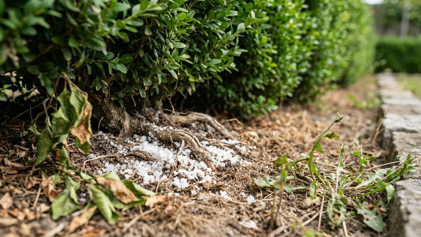 « Je pensais que le vinaigre et le sel étaient un désherbant naturel inoffensif » : pourquoi le pied de la haie est le der...