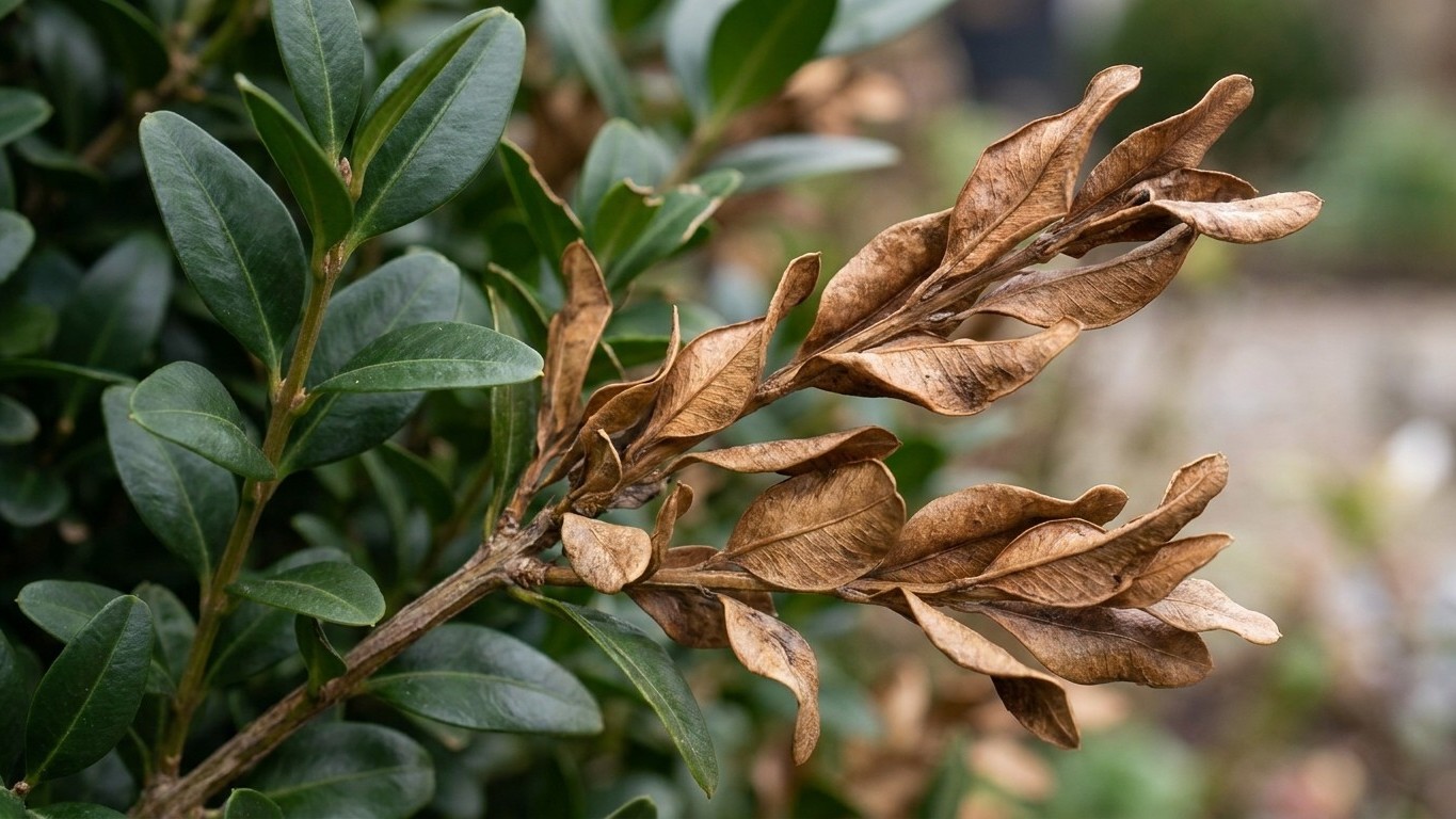 Je pensais que mes buis avaient juste soif en plein été : quand j'ai écarté les branches en juillet, j'ai vu ce qui grouil...