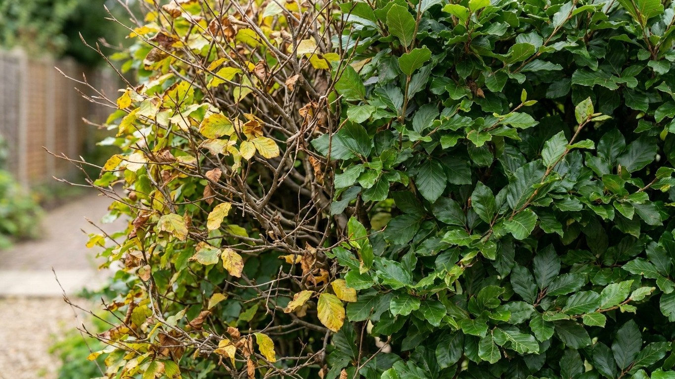 Si votre haie de charmes se dégarnit d'un seul côté fin août, ce n'est pas une maladie : et tailler les branches nues sera...