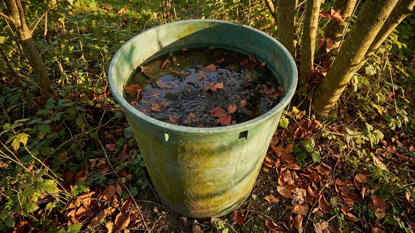 J'ai arrosé ma haie de lauriers avec l'eau de mon récupérateur non vidé depuis juillet juste pour ne pas gaspiller : quand...