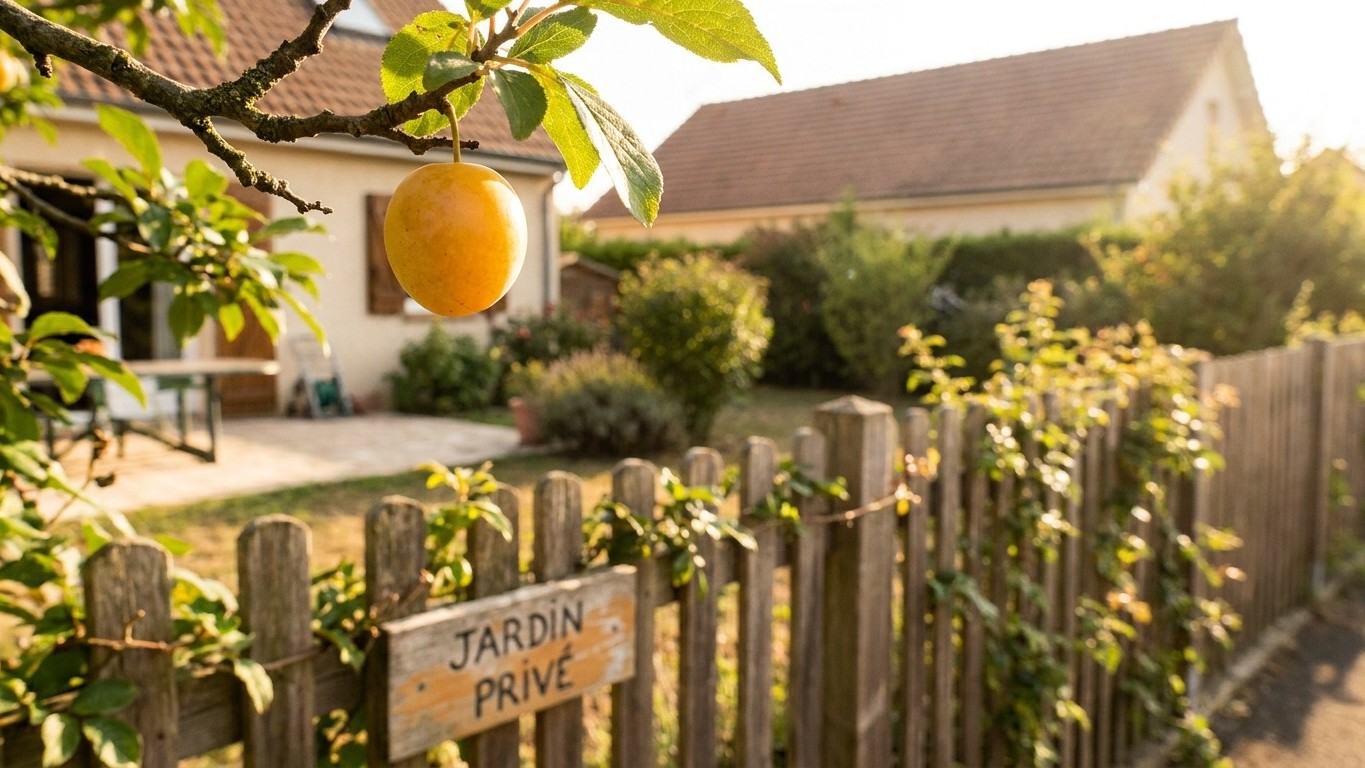 J'ai cueilli les fruits qui pendaient au-dessus de mon terrain juste parce qu'ils venaient chez moi : le matin où mon vois...