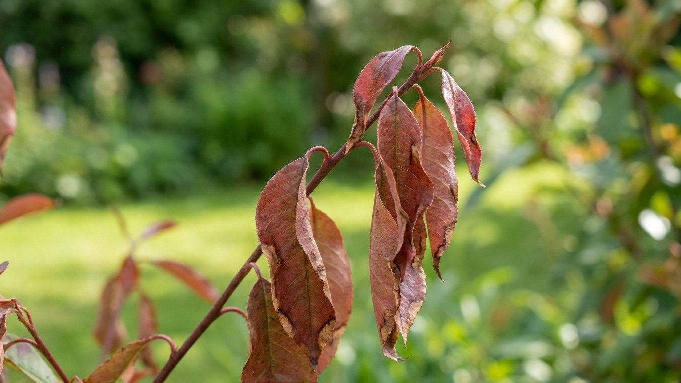 Je donnais un coup de fouet azoté à mes photinias à la mi-août en pensant les relancer : les jeunes pousses n'ont pas tenu...