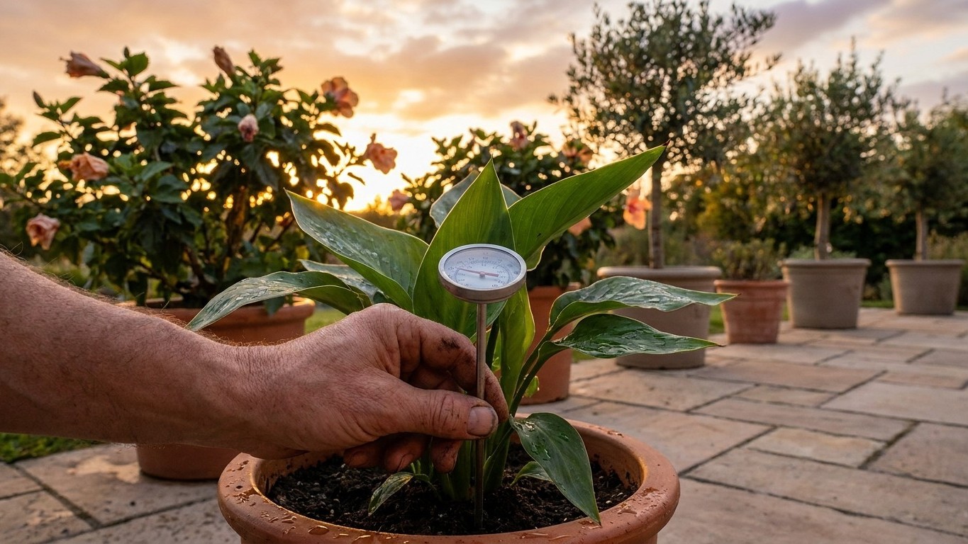 Rentrer plantes en pot avant l'hiver : la date et la température qui déclenchent tout