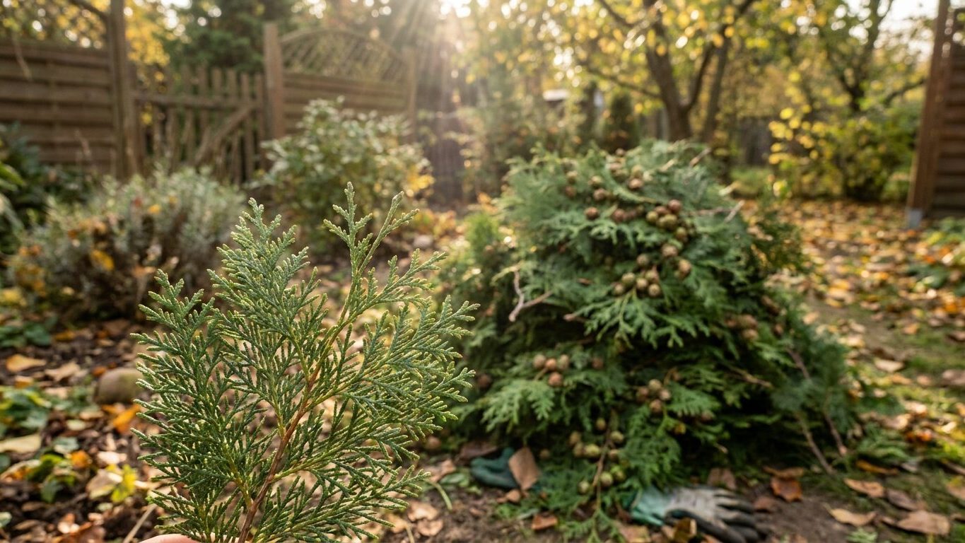 Brûler ses chutes de thuyas au fond du jardin en octobre n'a rien d'anodin : l'amende part de 135 € et ne s'arrête pas là