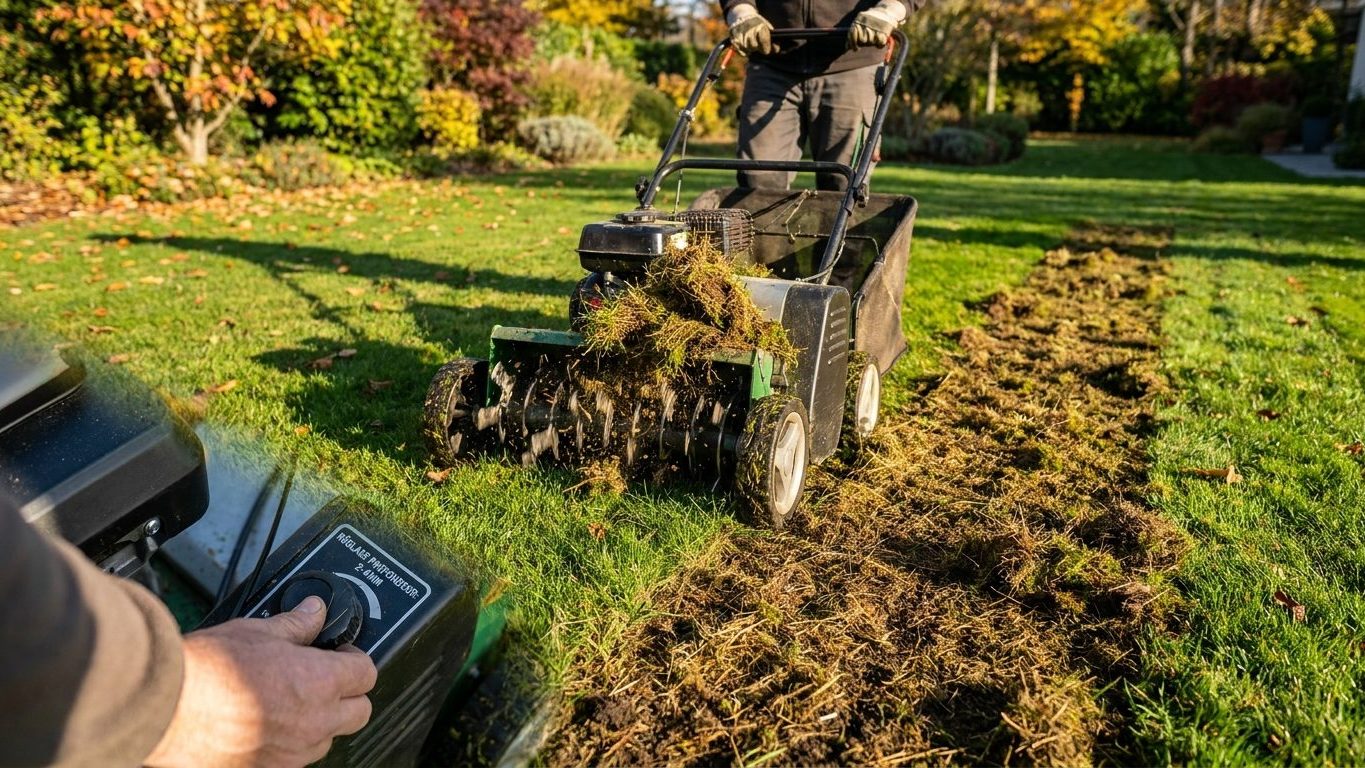 Comment scarifier sa pelouse en automne : les 6 étapes que les pros ne sautent jamais