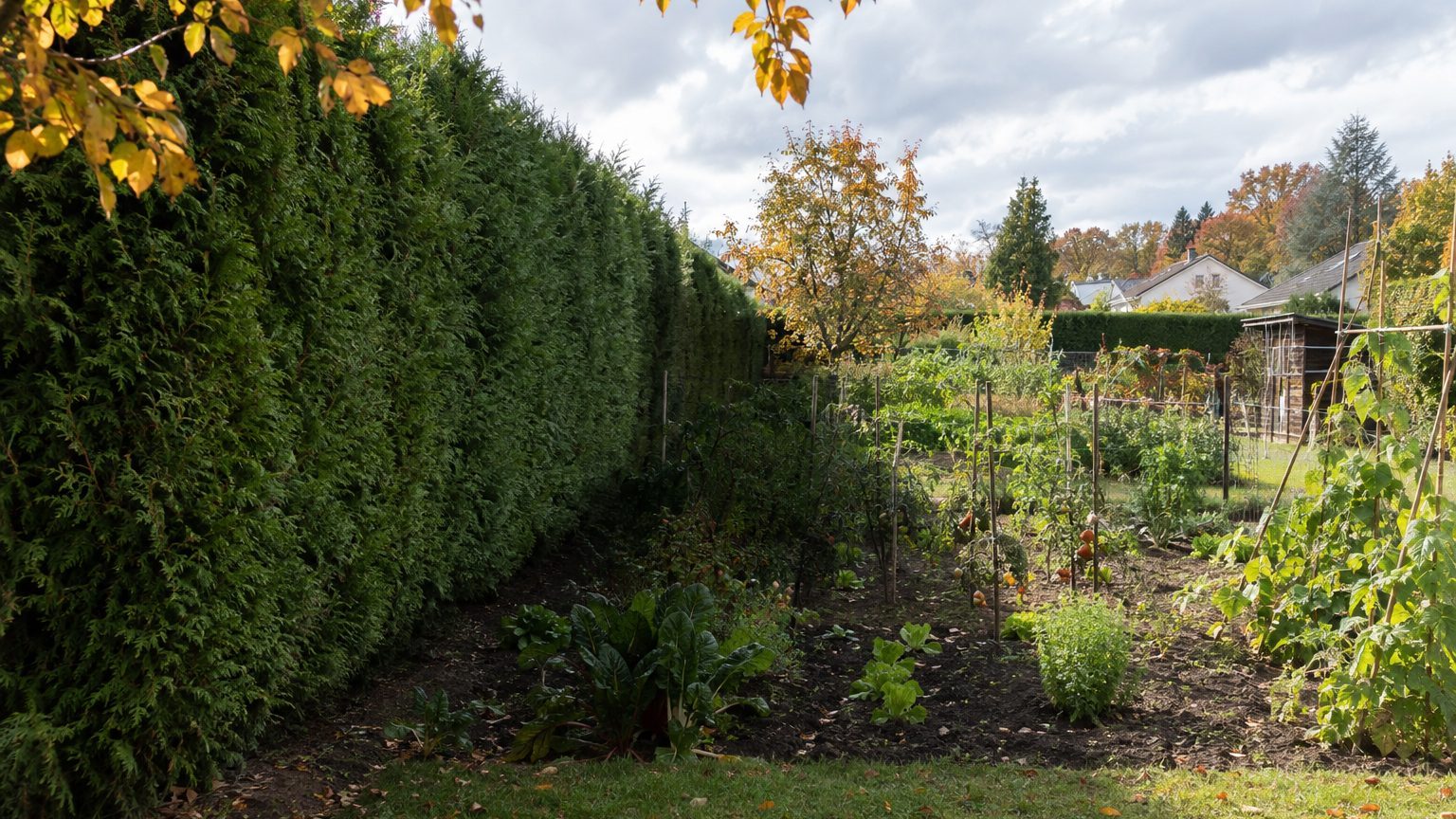 Deux jardiniers ont chacun le potager dans l'ombre des thuyas de six mètres de leur voisin : un seul peut exiger qu'on les...