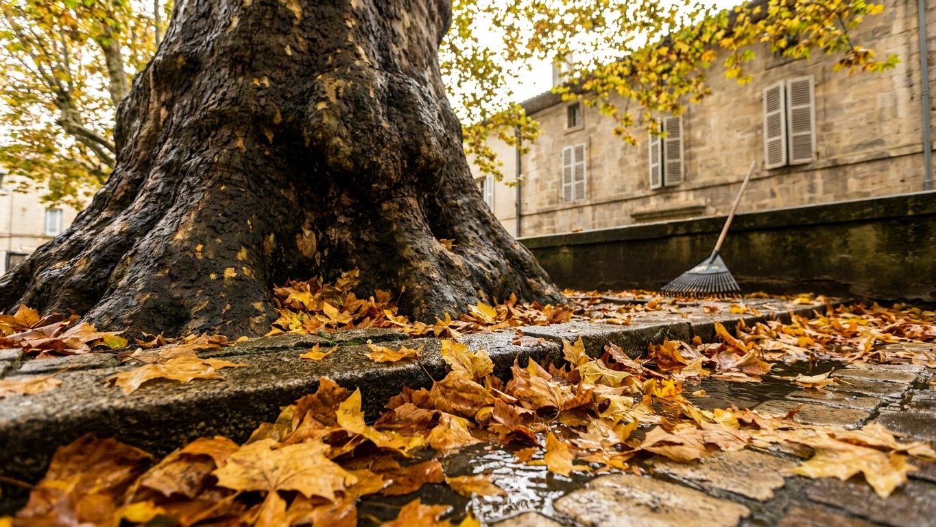 Feuilles des arbres de la commune : ce que dit la loi