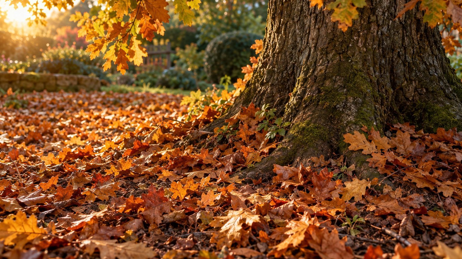 Feuilles mortes au pied des arbres : faut-il les ramasser et comment ?