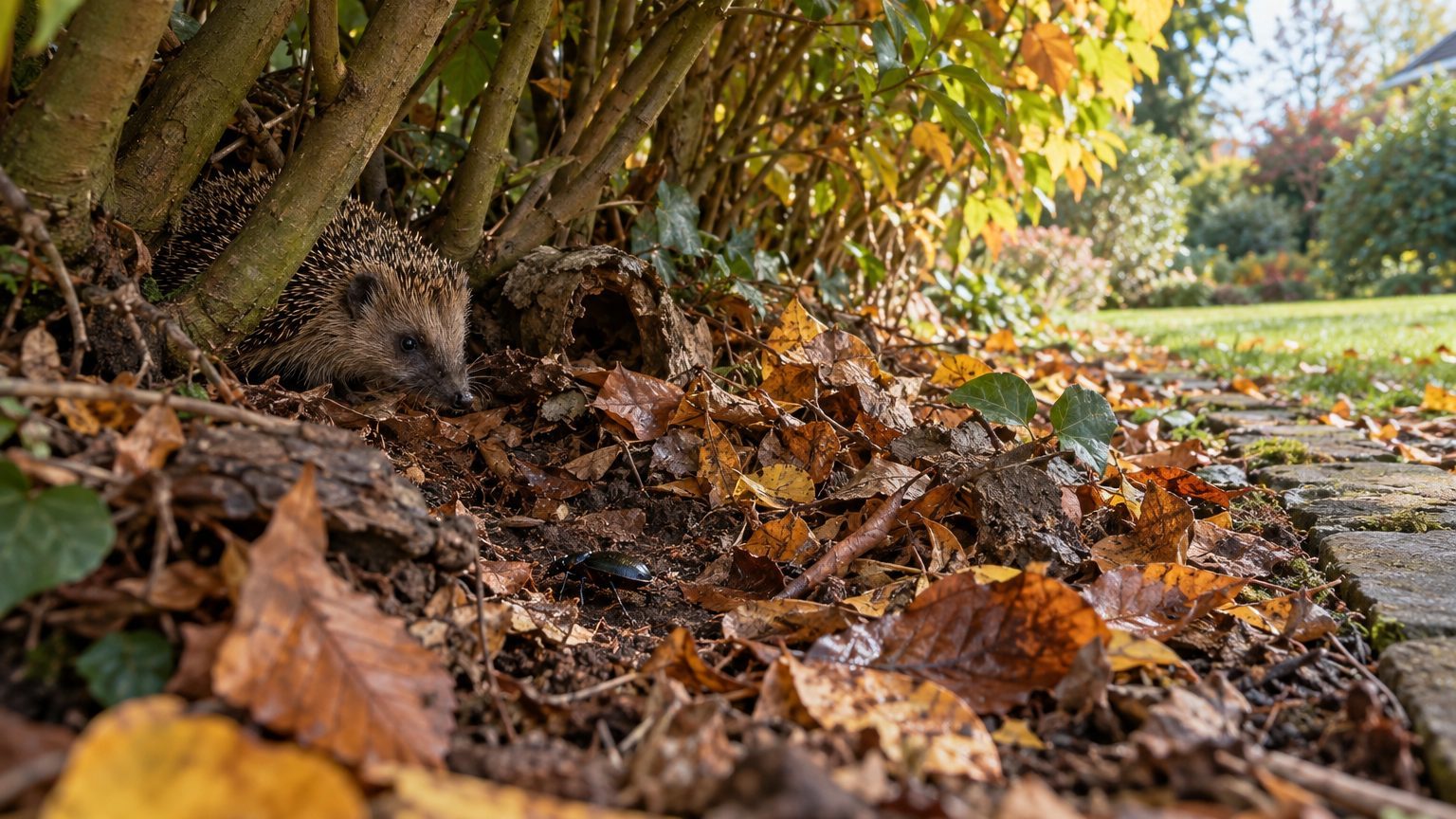 Feuilles mortes sous les haies : faut-il les ramasser et comment ?