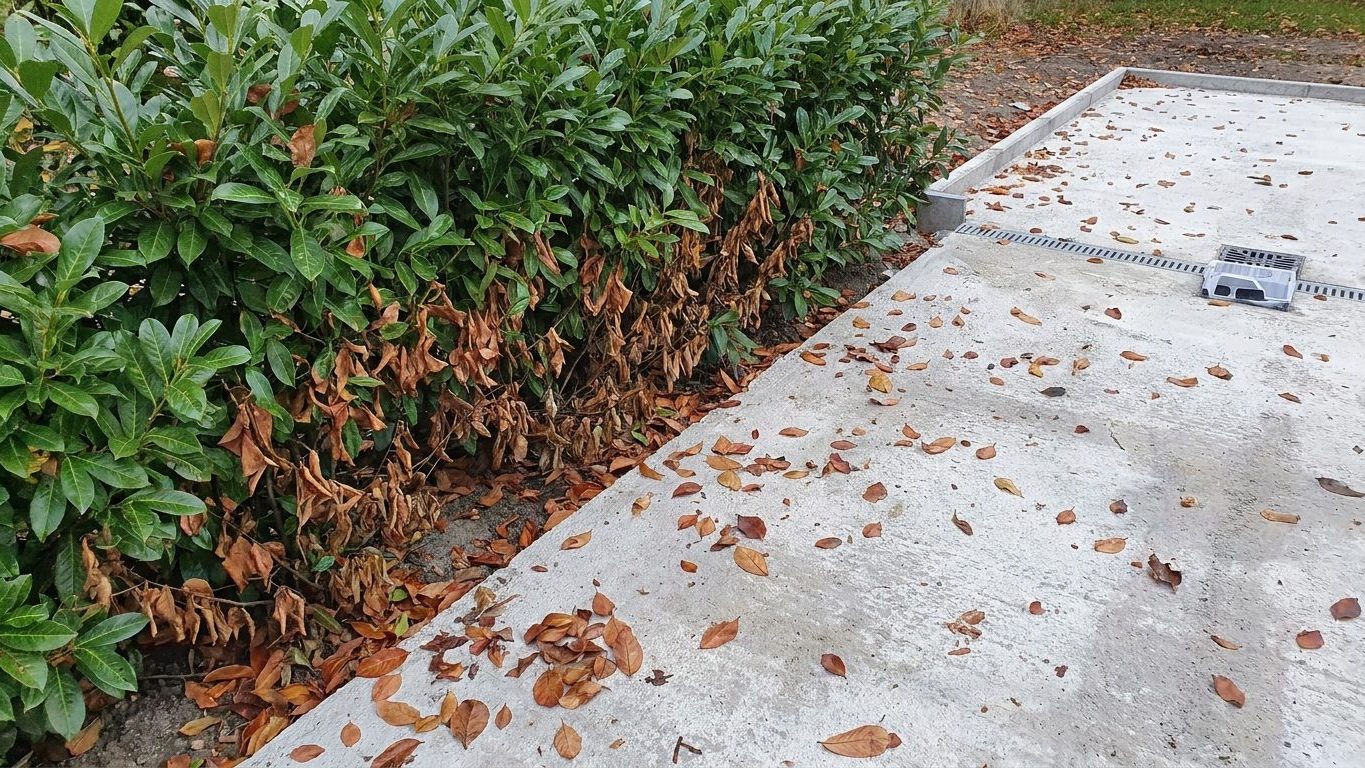« Je pensais que ce n'était que de l'eau sale » : pourquoi le bas de ma haie de lauriers-cerises a roussi juste après les ...