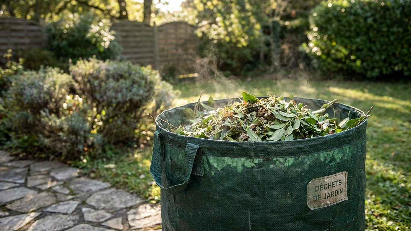 Les paysagistes ne referment jamais le sac après avoir broyé un laurier-cerise, et ce n'est pas une question de place
