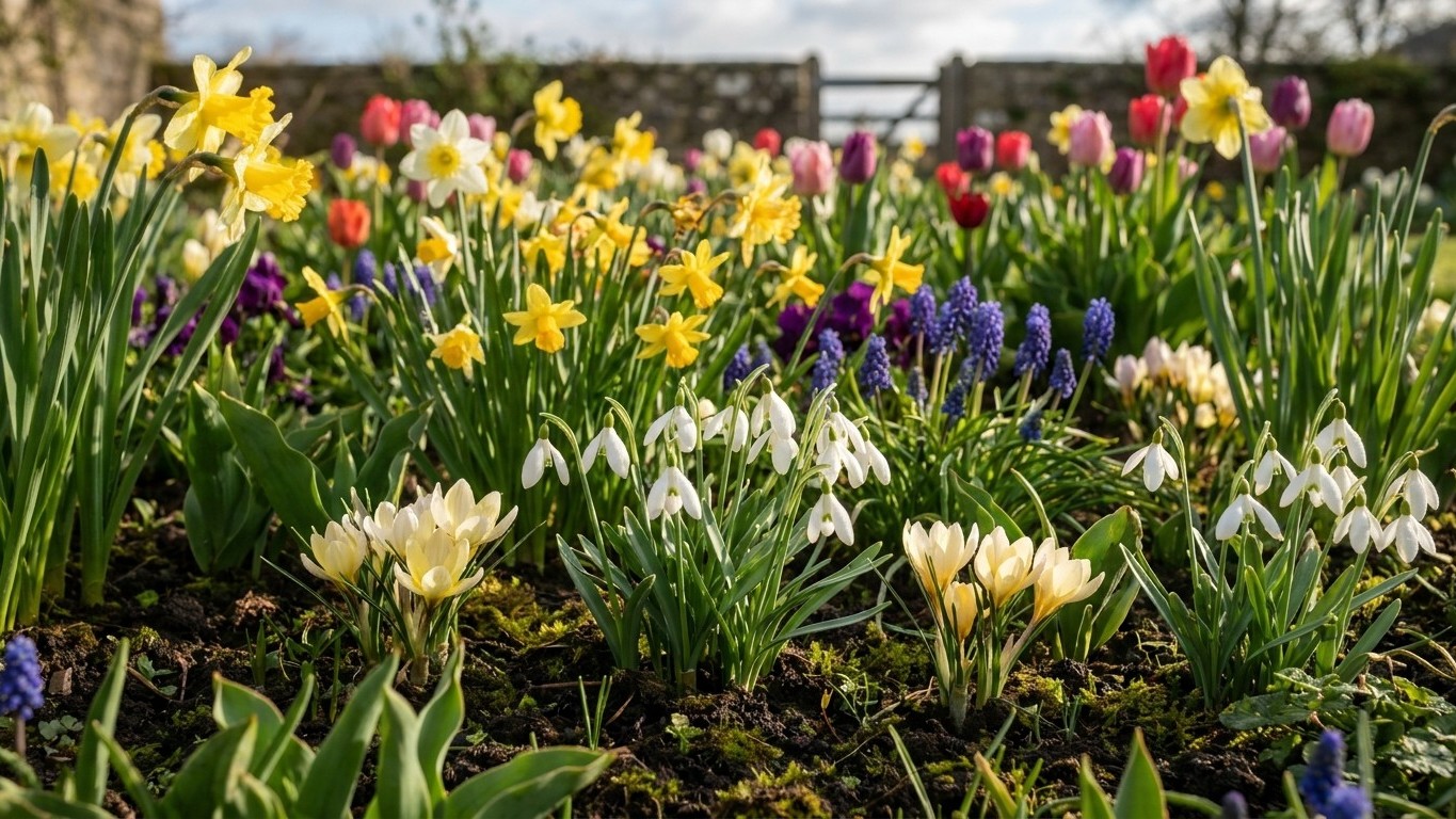 Planter bulbes fleurs printemps : quelles espèces choisir pour un jardin coloré dès mars