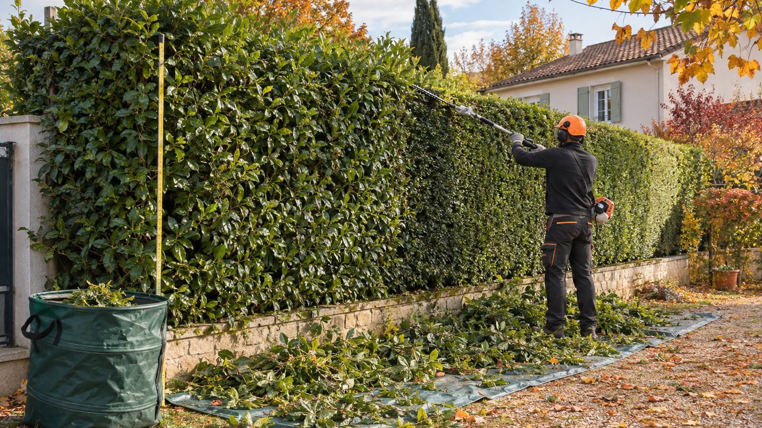 Prix d'une taille de haie 2026 : tarif au mètre, 2 ou 3 faces