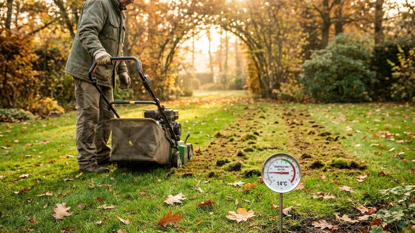 Quand scarifier sa pelouse en automne : le calendrier semaine par semaine à respecter