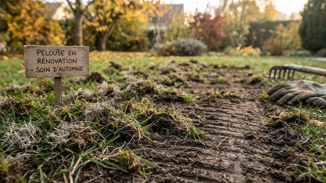 Que faire apres scarification pelouse automne : les 3 gestes qui sauvent le gazon