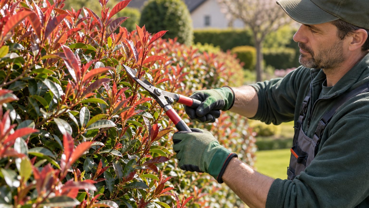 Tailler une haie de photinia (Red Robin) : quand couper et jusqu'où
