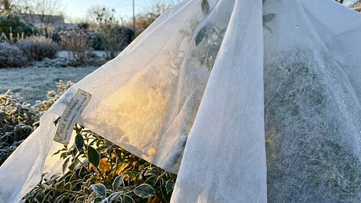 Voile hivernage jardin : quel grammage choisir selon la température et vos plantes