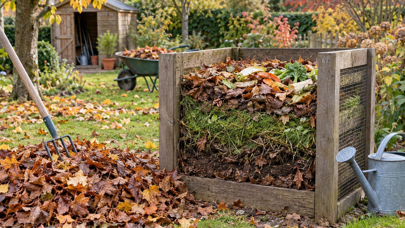 Comment faire un compost avec des feuilles mortes ?