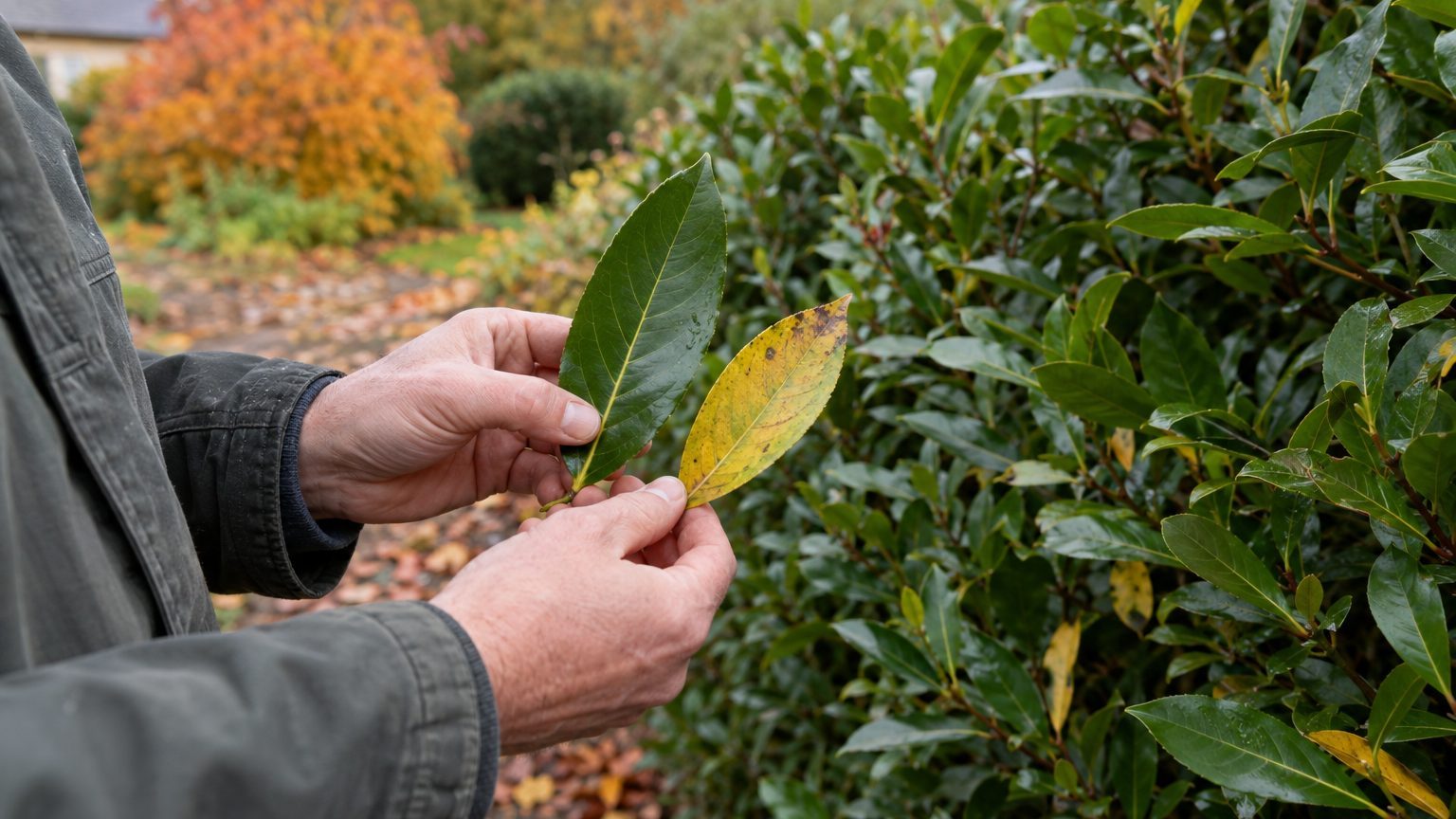 Laurier palme : feuilles jaunes en automne, chute normale ou signal d'alerte ?