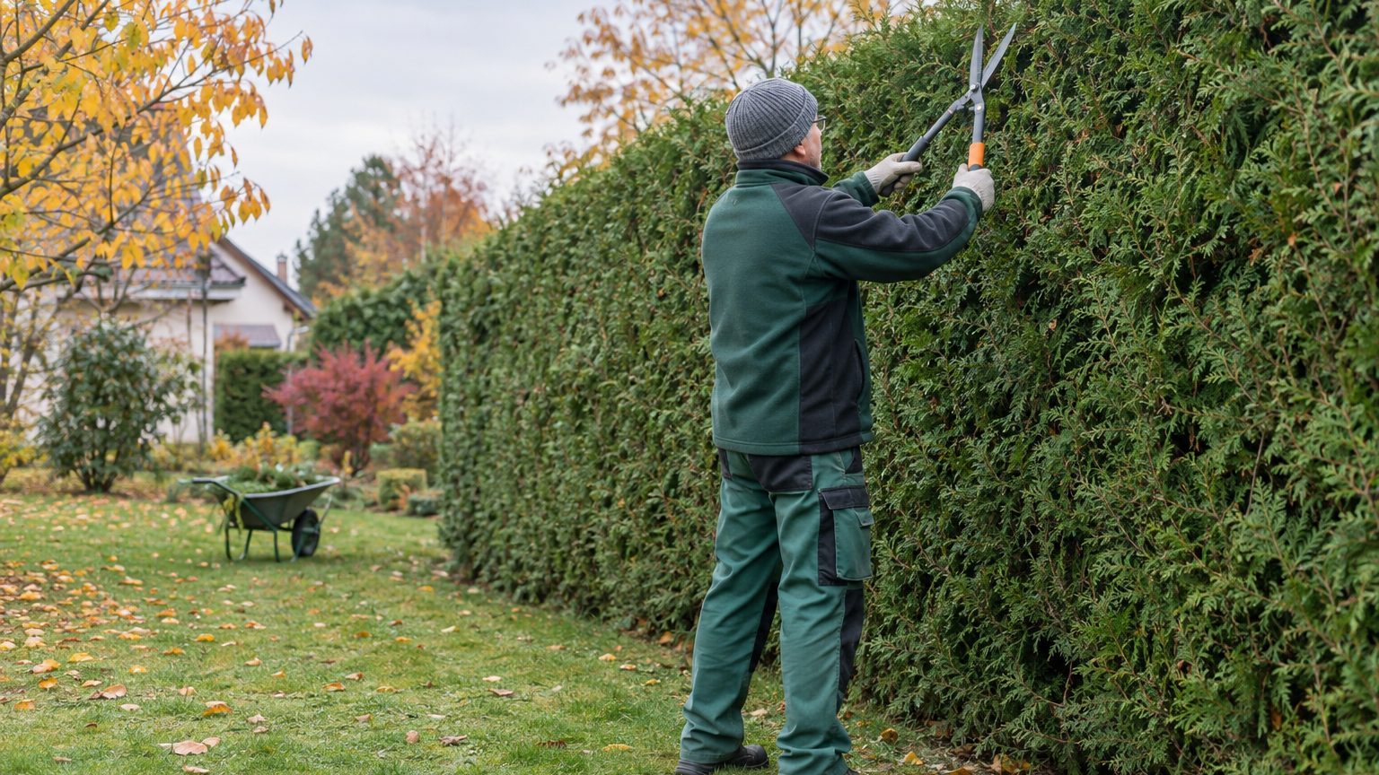 Peut-on tailler les thuyas en octobre ? Limites, hauteur de coupe et risques avant l'hiver