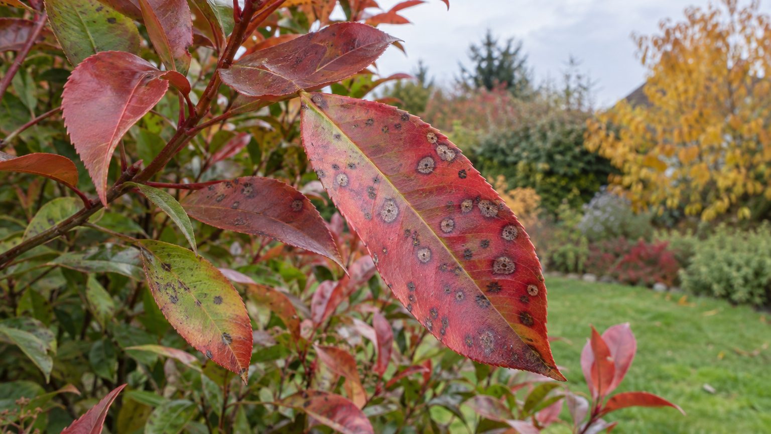 Photinia aux taches rouges sur les feuilles : l'entomosporiose et comment sauver la haie
