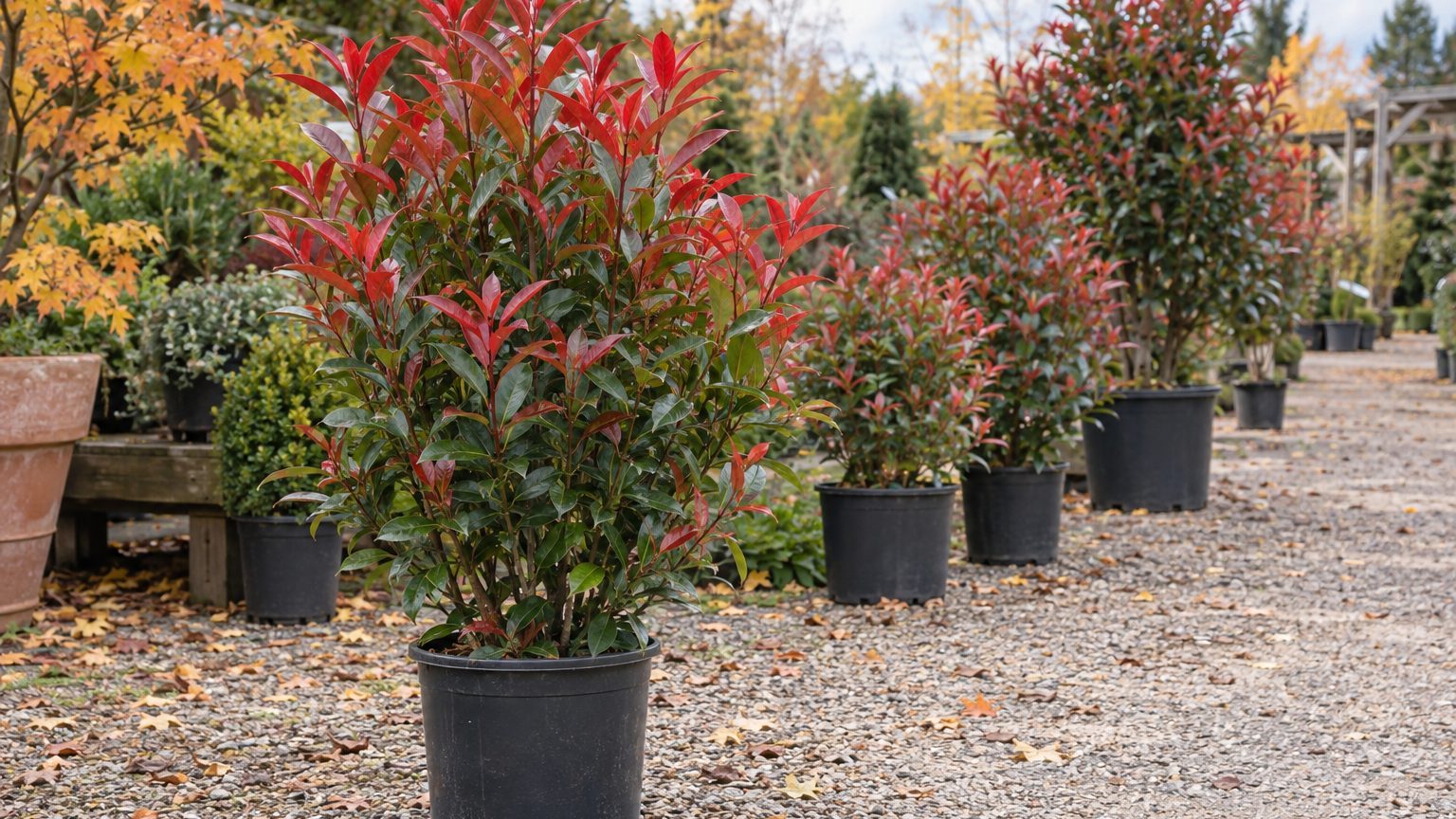 Photinia Red Robin : prix au plant selon la taille