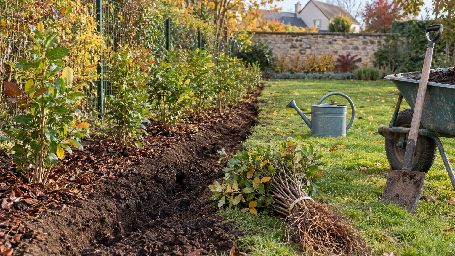 Planter une haie : distances, période et étapes pas à pas