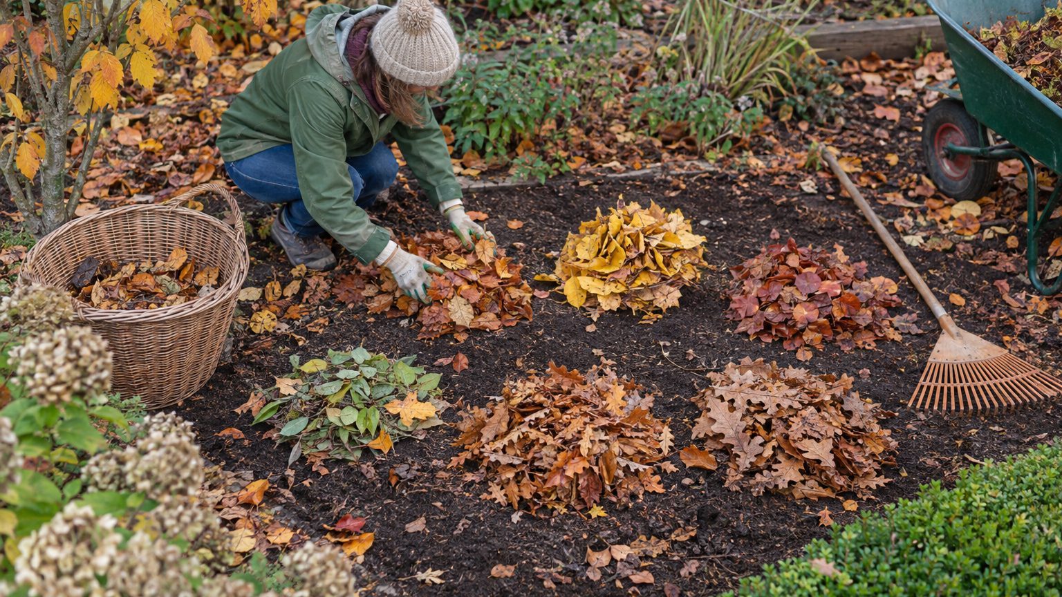 Que faire des feuilles mortes ramassées ? 6 usages au jardin