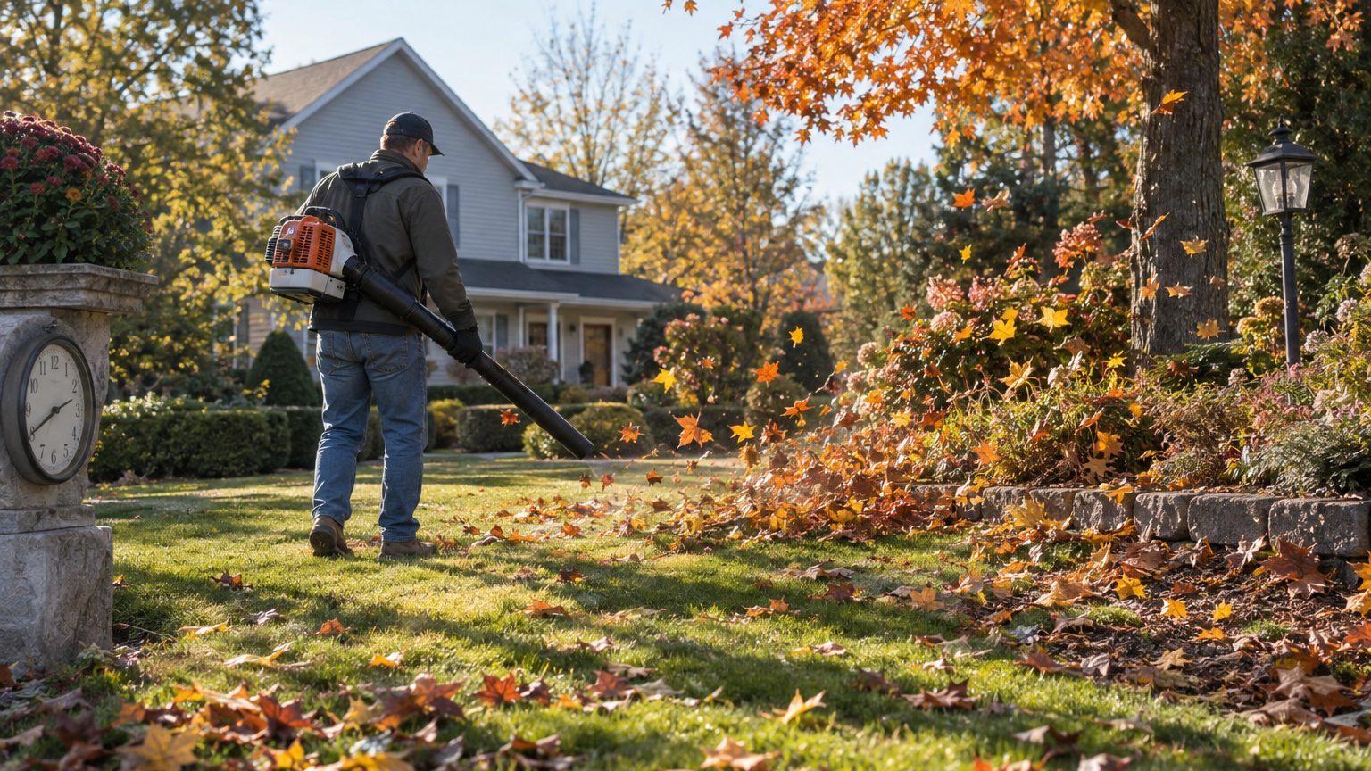 Souffleur de feuilles : horaires autorisés et règles de bruit